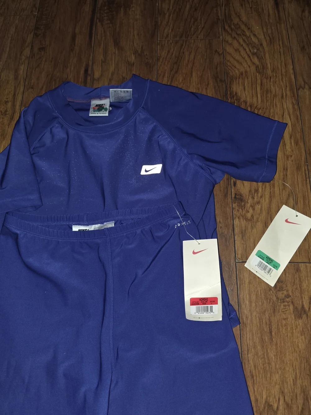 Nike Vintage Purple Athletic Shirt and Shorts Set